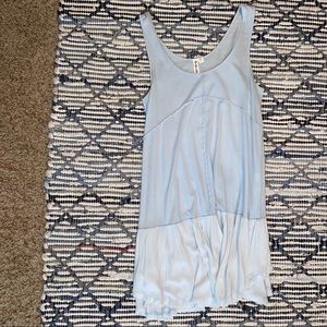 Blue tank top dress perfect swimsuit coverup!